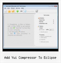 Javascript Obfuscator For Maven add yui compressor to eclipse