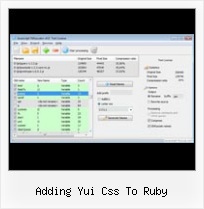 Javascript Packer Java adding yui css to ruby