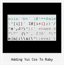 Encode Mailto Form adding yui css to ruby