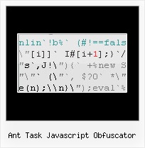 Encrypt Javascript Source Browser Plugin ant task javascript obfuscator