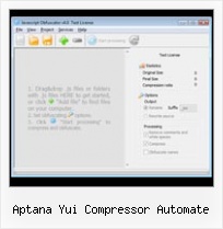 Generate Safe Js Email aptana yui compressor automate