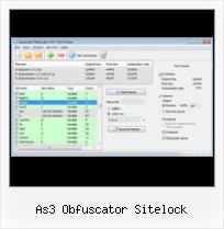 Text Obfuscation And Compression as3 obfuscator sitelock