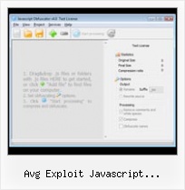Obfuscate Javascript Air avg exploit javascript obfuscation type 785