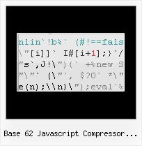 Yui Compressor Invalid Return Syntax Error base 62 javascript compressor online