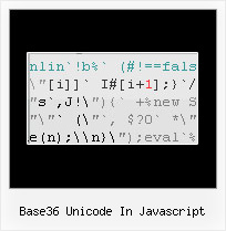 Online Javascript Unpacker Dean base36 unicode in javascript