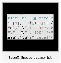 Javascript String Obfuscation base62 encode javascript