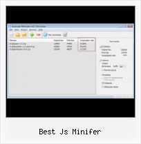 Javascript Apache Shrink On The Fly best js minifer