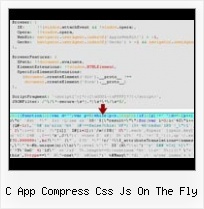 Hesitated When Gzip c app compress css js on the fly
