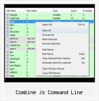 Online Javascript Obfuscator Translator combine js command line