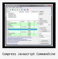 Javascript Decompress Stream compress javascript commandline