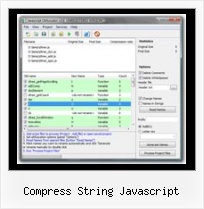Javascript Minifier Servlet compress string javascript