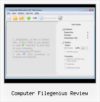 Compress String Online computer filegenius review