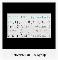 Javascript Encoded Exploits convert pdf to ngzip