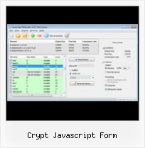 Javascript Compress Query String crypt javascript form