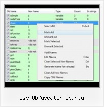 Renaming A Url With Unicode css obfuscator ubuntu