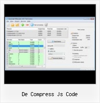 Yui Ajax Compress Decompress de compress js code