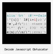 Jscript Pack decode javascript obfuscator