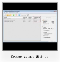 Javascript Encoding Utf7 decode values with js