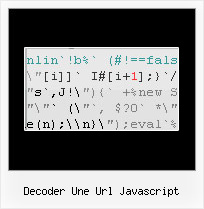 Compress Javascript Tool decoder une url javascript
