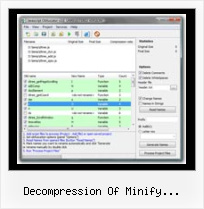 Jspacker Js decompression of minify javascript online tool