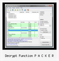 Convert Url Escapes Scramble decrypt function p a c k e r