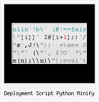 Html Javascript Pack Files Free deployment script python minify