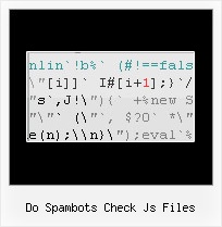 Javascript Native To Ascii Convert do spambots check js files