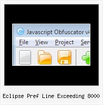 Linux Obfuscator Javascript eclipse pref line exceeding 8000