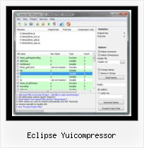 Yui Compressor Rename Functions eclipse yuicompressor