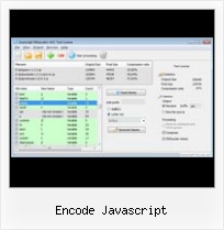 Javascript Compress String encode javascript