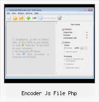 Javascript Remove Url Encoding encoder js file php