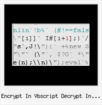 Yui Compressor Obfuscate Global encrypt in vbscript decrypt in javascript