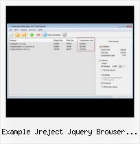 Htmlencoder Decodeurl example jreject jquery browser rejection