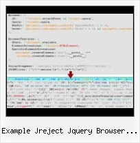Compress Javascript With Php example jreject jquery browser rejection