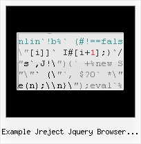 Yui File Button example jreject jquery browser rejection