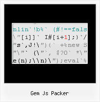 Decode Js Files gem js packer