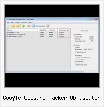 Yahoo Javascript Minify Rake File google closure packer obfuscator