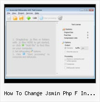 Yui Compressor Pack Javascript how to change jsmin php f in sugarcrm