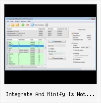 Javascript Encode Post integrate and minify is not working