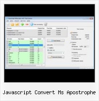 Yui Compressor Concat javascript convert ms apostrophe