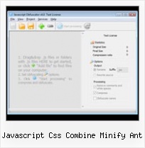 Yui Compressor Batch File javascript css combine minify ant