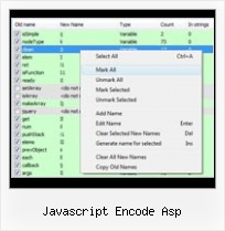 Yui Compressor Pack Javascript javascript encode asp