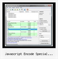 Javascript Document Write Synonym Obfuscation javascript encode special characters