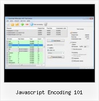 Javascript Escape Compressor javascript encoding 101
