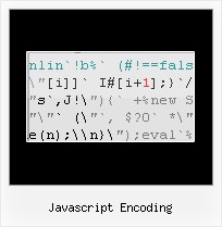 Javascript Minify Generator javascript encoding