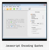 Powerbuilder Url Encoding Function javascript encoding quotes