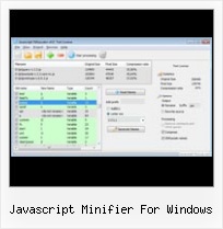 Jquery Text Ampersand javascript minifier for windows