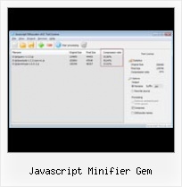 Char Javascript Obfuscate javascript minifier gem