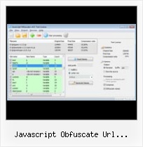 Javascript Compress Array javascript obfuscate url parameters