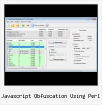 Javascript Compress Function javascript obfuscation using perl